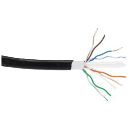 DAHUA PFM920-6UN-BLACK Cat6 U/UTP kabelis 1m
