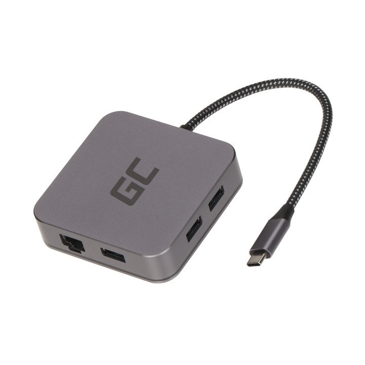 Green Cell AK61 USB 3.0 хаб Ethernet
