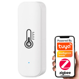 Viedais mitruma un temperatūras sensors 2xAAA ZigBee TUYA