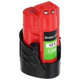Green Cell PTML12V3-GC 12V 3Ah аккумулятор Milwaukee M12