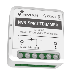 NIVIAN RETAIL NVS-SMARTDIMMER Viedais Dimmeris 300W Zigbee