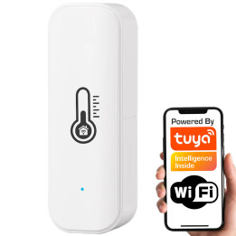 Tuya viedais temperatūras mitruma sensors 4V Wi-Fi