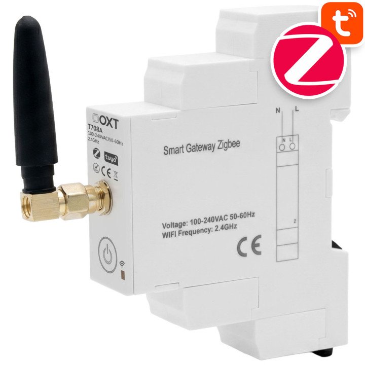 OXT 230V смарт-блок питания Wi-Fi Zigbee наружный