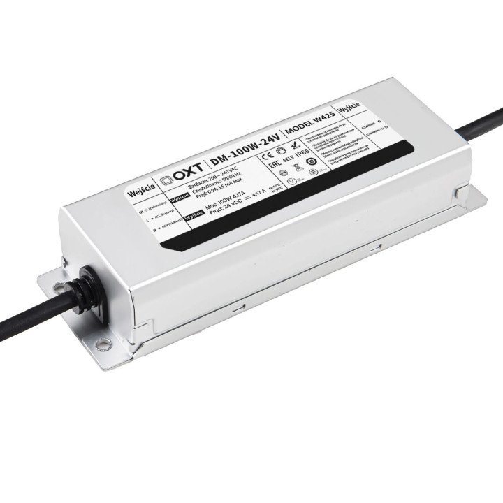 OXT LED Power Supply 24V 100W 4.17A IP68 Waterproof