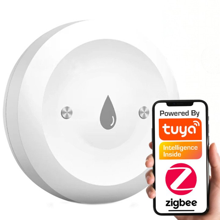 Mini Wireless Water Leak Sensor ZigBee TUYA
