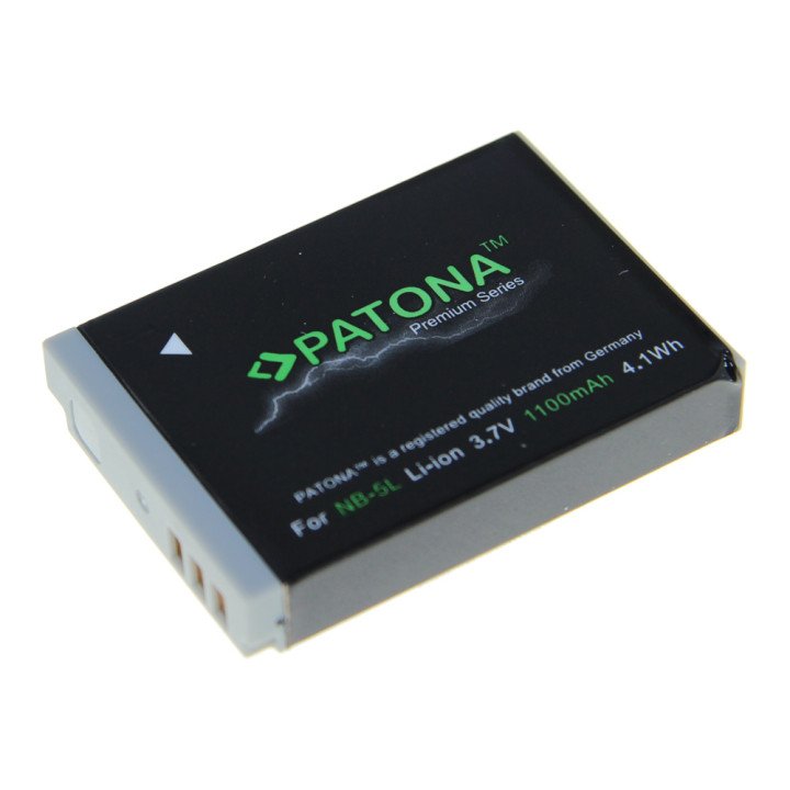 Patona PT1208 Battery Canon NB-5L 1100mAh Li-Ion Premium