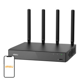 IMOU NVR-N110W-8A0E-P-IMOU 2MP iekštelpu IP kamera ar Wi-Fi un Ethernet, RCA audio, microSD slotu