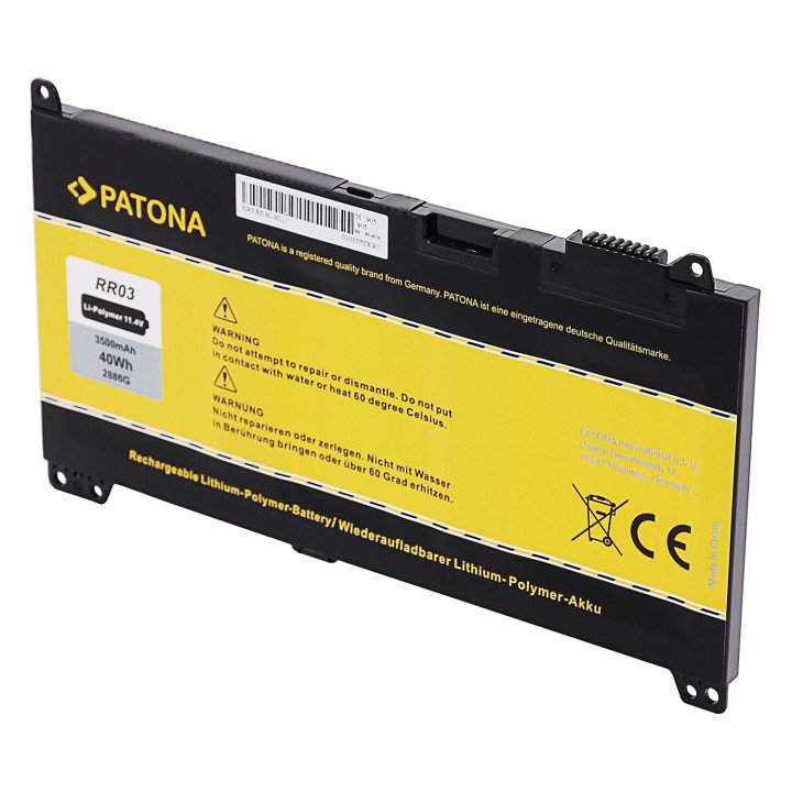 Patona PT2886 Laptop Battery 3500mAh 11.4V Li-Pol RR03XL