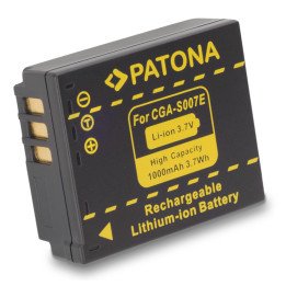 Patona PT1043 Li-Ion Battery 1000mAh for Panasonic CGA-S007E