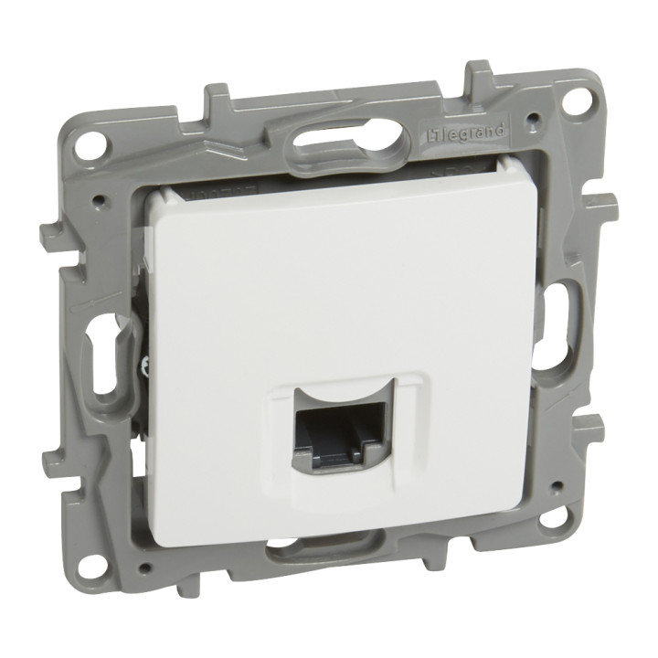 Legrand Niloe RJ45 Cat5 UTP balts