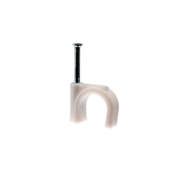 Kabeļu skavas apaļas 14mm 25 gabali
