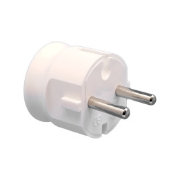 VEXEN VX1003W L-veida kontaktdakša bez zemējuma, balta