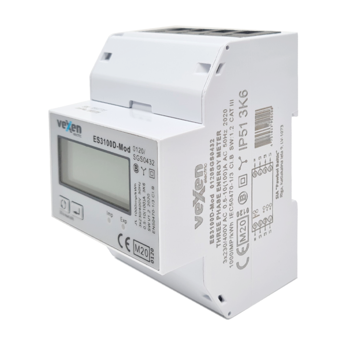 ESM3100DM трехфазный счетчик 100А Modbus