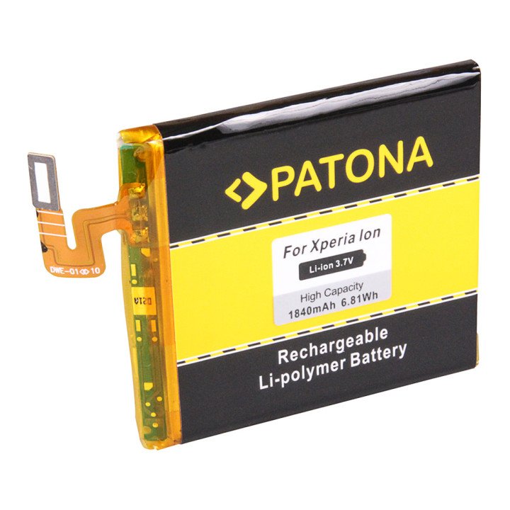 Patona PT3135 Battery for Sony Ericsson Xperia Ion LT28i 1840mAh 3.7V Li-Pol
