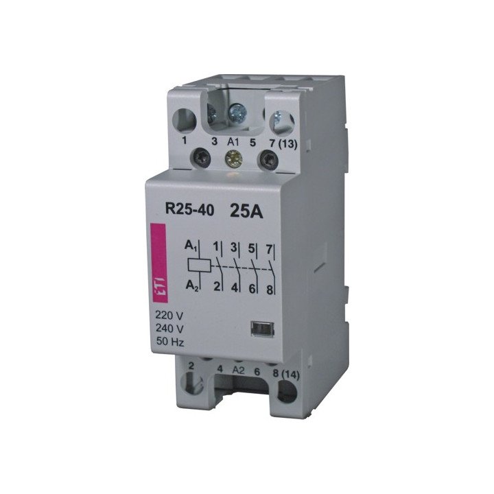 Modulārais kontaktors R 25-13 230V 25A