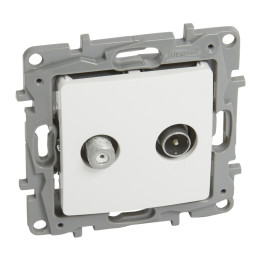 Legrand Niloe TV/SAT rozete caur 14dB balts