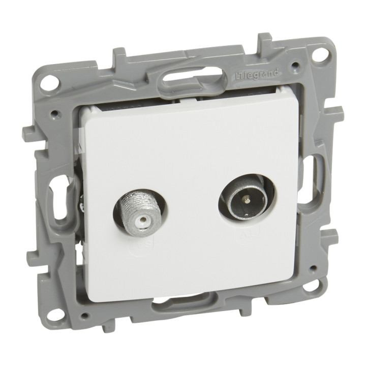 Legrand Niloe TV/SAT rozete caur 14dB balts