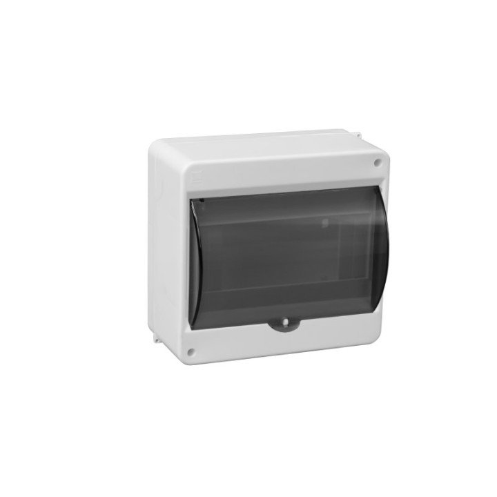 Корпус надштукатурный 8 модулей с дверью IP40