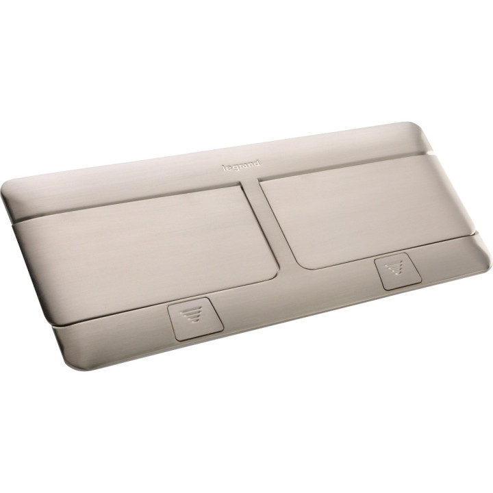 Legrand Pop-Up 8 модулей нержавеющая сталь