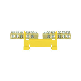 Spaile dzeltena 2x5x16mm2 DIN sliedei