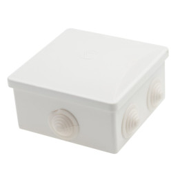 S-BOX nozarkārba IP44, 80×80×40mm, balta