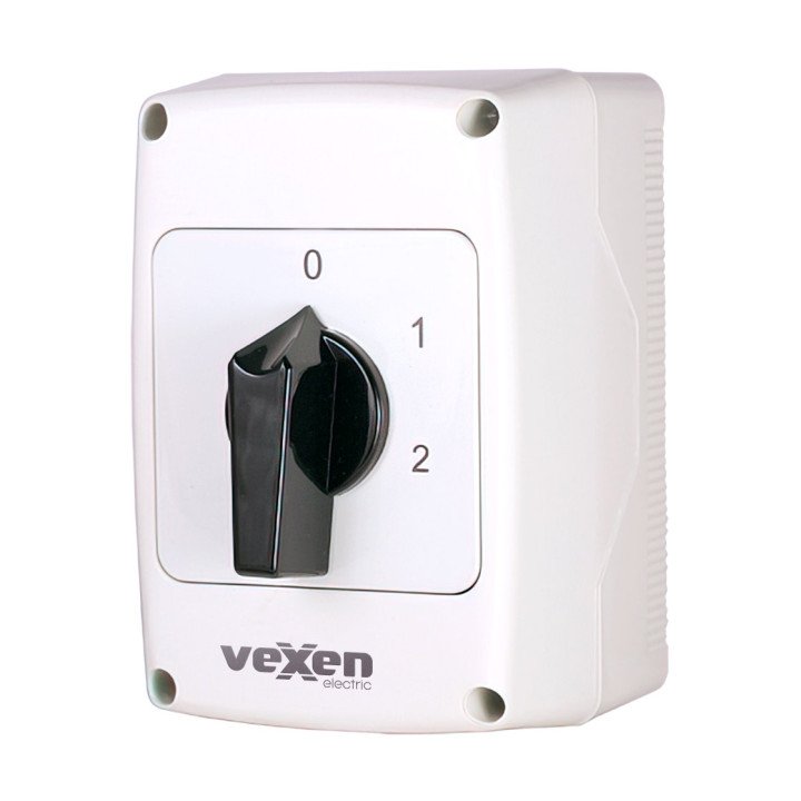 VEXEN многопозиционный переключатель 0-1-2 3P 32A IP65