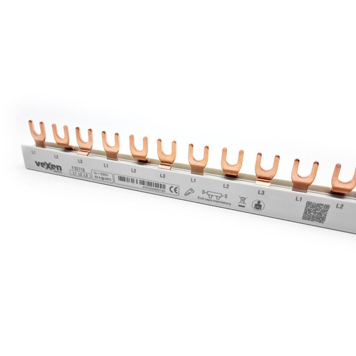 VEXEN MCB kopne 16mm2, 3 fāzes, dakšas, 1m