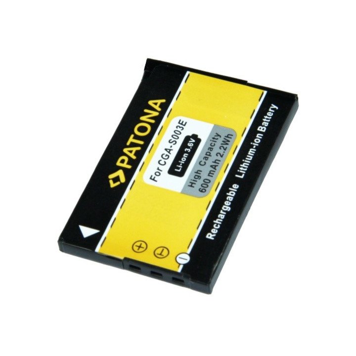 Patona Battery Panasonic CGA-S003E 600mAh Li-Ion