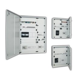 ETI 4XN160 2-4 металлический щит наружный 96 модулей IP41