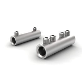 Caurtekošs savienotājs Al Cu 2.5-25mm