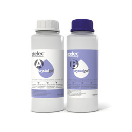 ETELEC CRYSTALGEL kristāldzidrs ātri cietējošs gēls 0.5L+0.5L