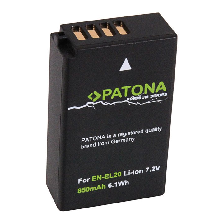 Patona PT1270 Battery for Nikon EN-EL20 850mAh Li-ion