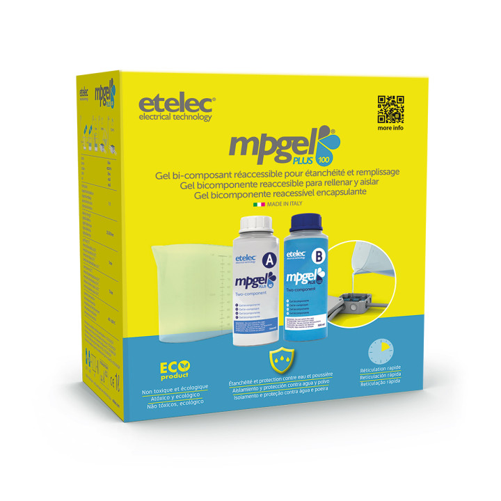 ETELEC MPGEL ātri cietējošs divu komponentu gēls 0.5L+0.5L