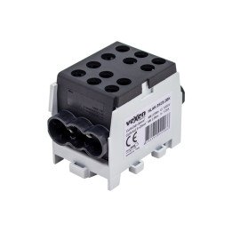 Клемма HLAK Al/Cu 2×35-4×25 мм чёрная