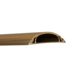 Grīdas kabeļu kanāls tumši brūns 40x12mm