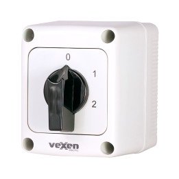 VEXEN многопозиционный переключатель 0-1-2 3P 25A IP65