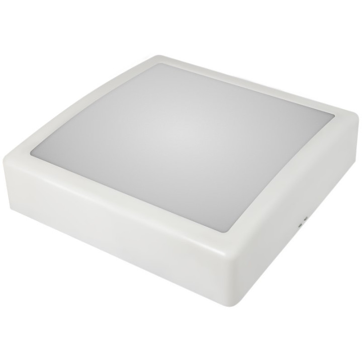 IRYS LED 9W gaismeklis ar matēto plafonu balta krāsa korpusu 4000K 900lm IP44 IK10