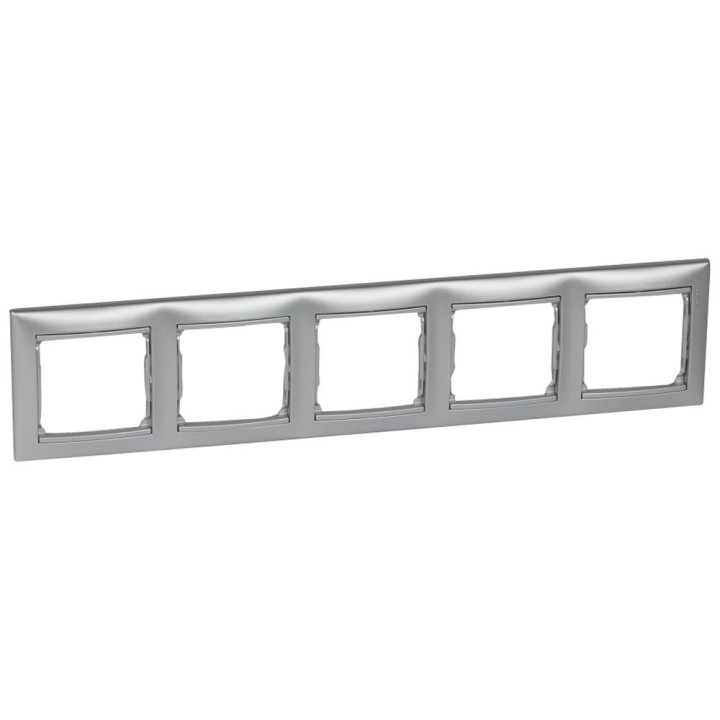 Valena alumīnija rāmis 5 vietas horizontāls
