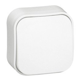 Forix vienpola slēdzis IP2X, 10 AX, balts