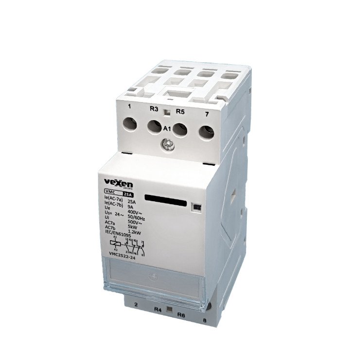 VEXEN VMC2522-24 modulārais kontaktors 25A, AC24V