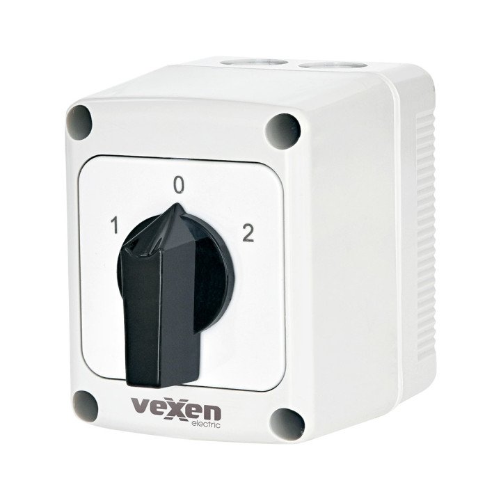 VEXEN paketslēdzis 1-0-2 3P 25A IP65