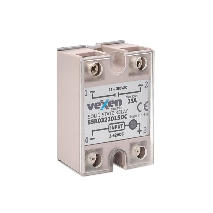 VEXEN SSR relejs 1NO 15A 3-32VDC