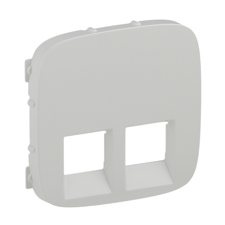 Valena Allure centrālā plate balta 2xRJ
