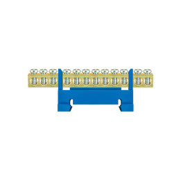 Spaile neitrāla zila 12x16mm2 DIN sliedei