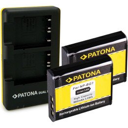 Patona PT1940B Зарядка + 2 батареи 960мАч для Sony NP-BG1