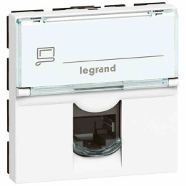 Legrand Mosaic RJ45 Cat. 6A STP 2-modulis
