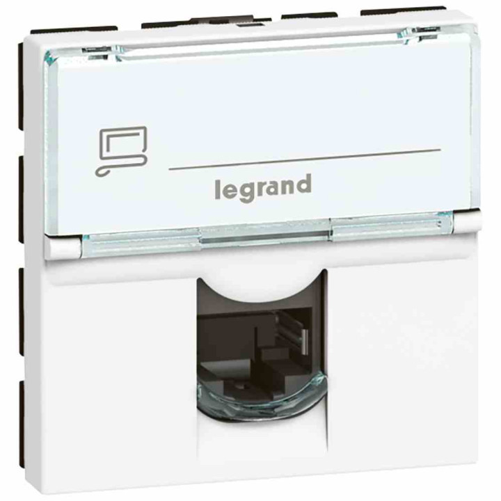 Legrand Mosaic RJ45 Cat. 6A STP 2-модульный