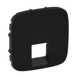Valena Allure centrālā plate melna 1xRJ