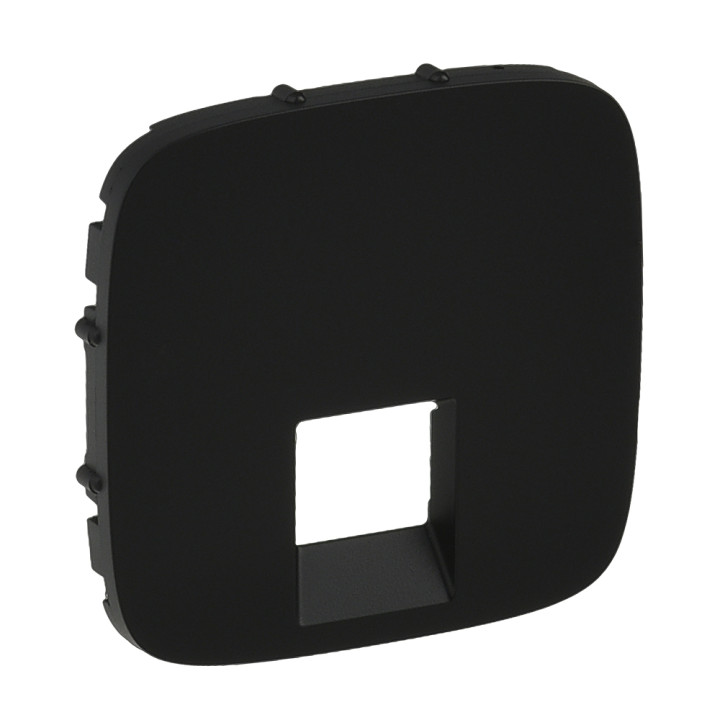 Valena Allure centrālā plate melna 1xRJ