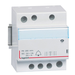 Legrand zvana transformators 230V/24-12V 24-18VA